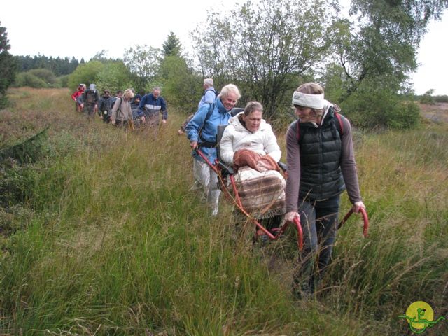 randonnée sportive avec joëlettes, Ovifat, 2012